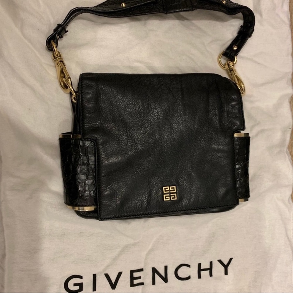 Givenchy Croc Clutch Shoulder Bag